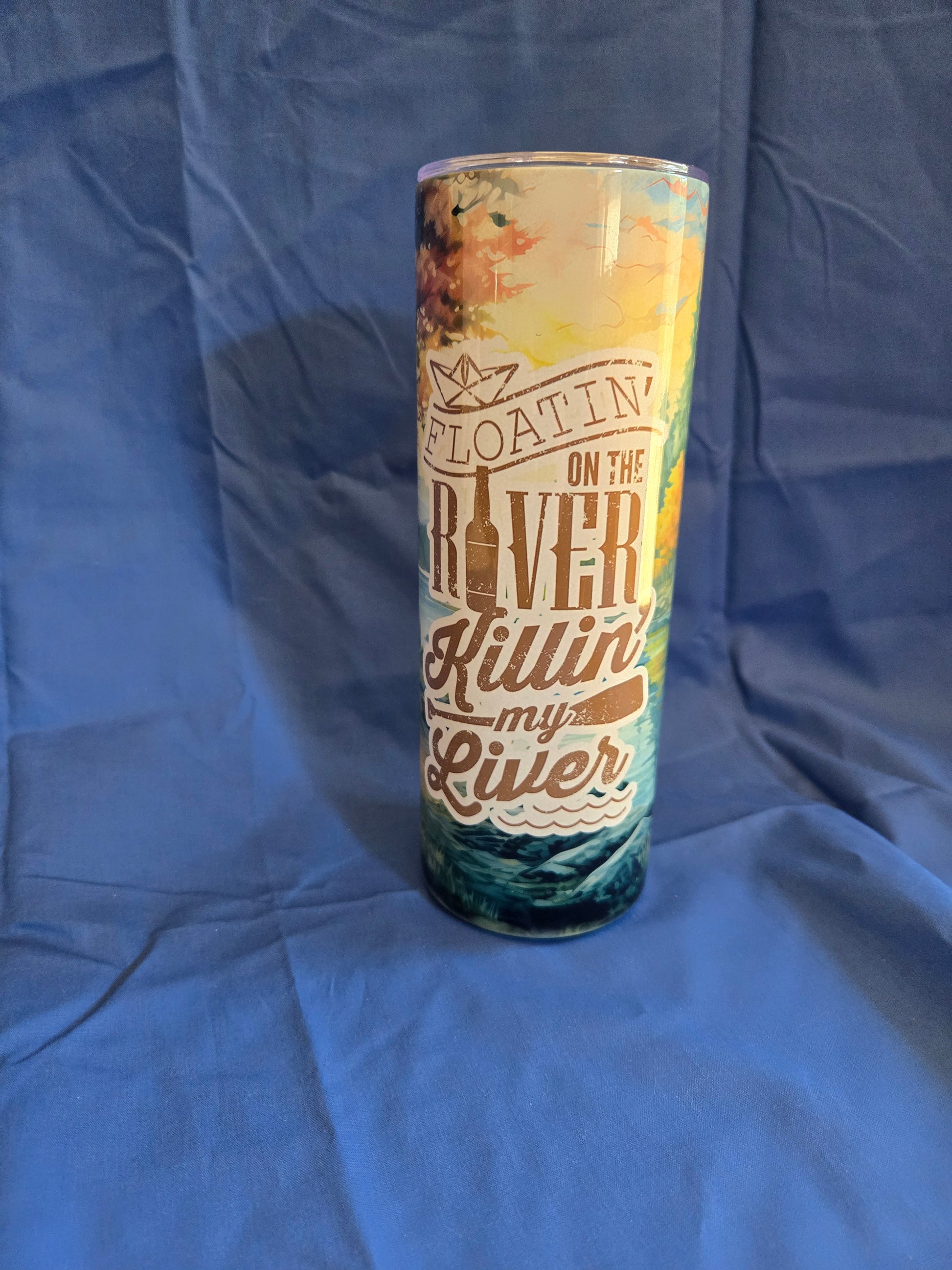 20 oz stainless steel tumbler with straw