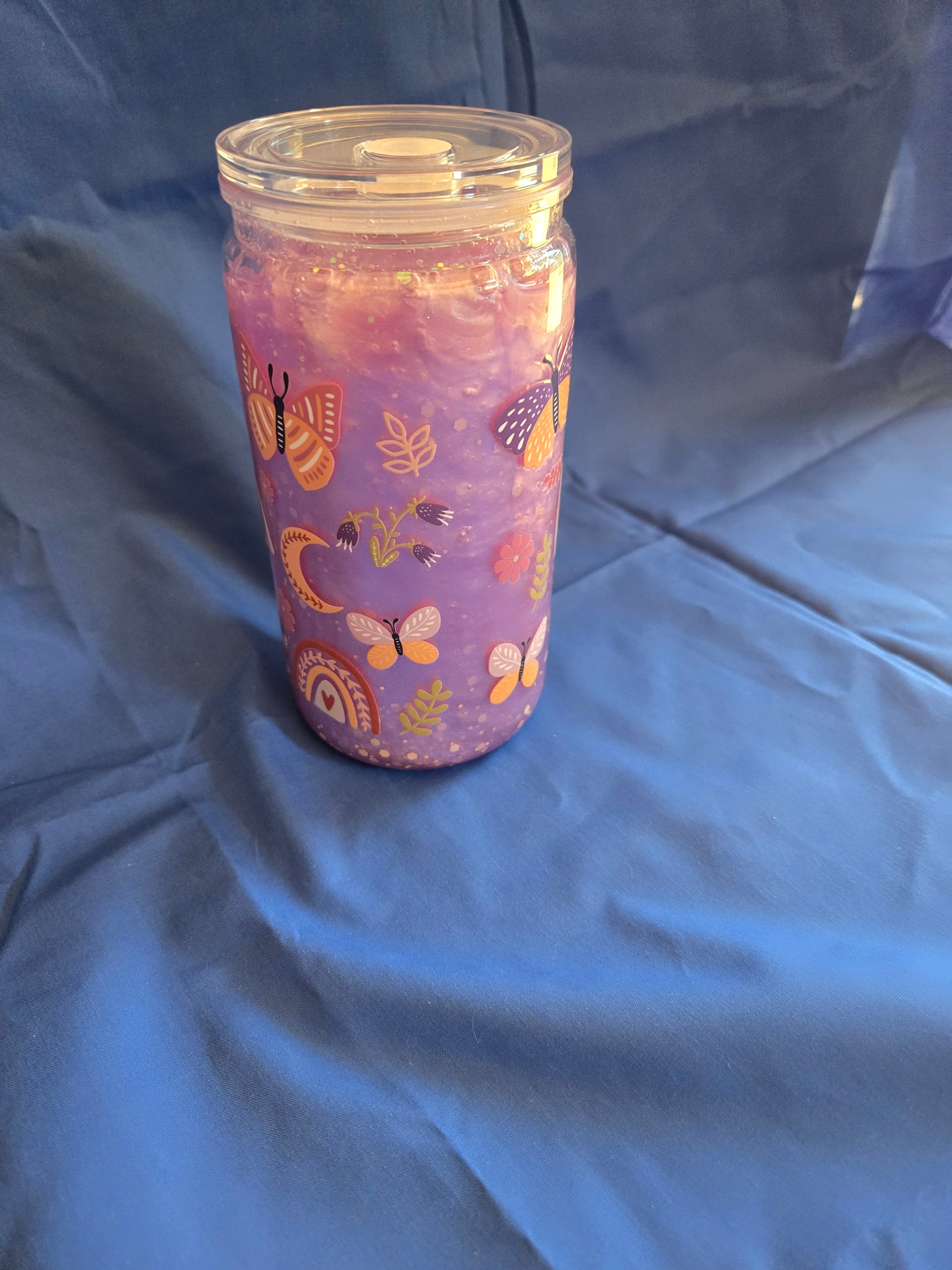 16 oz snow globe tumbler