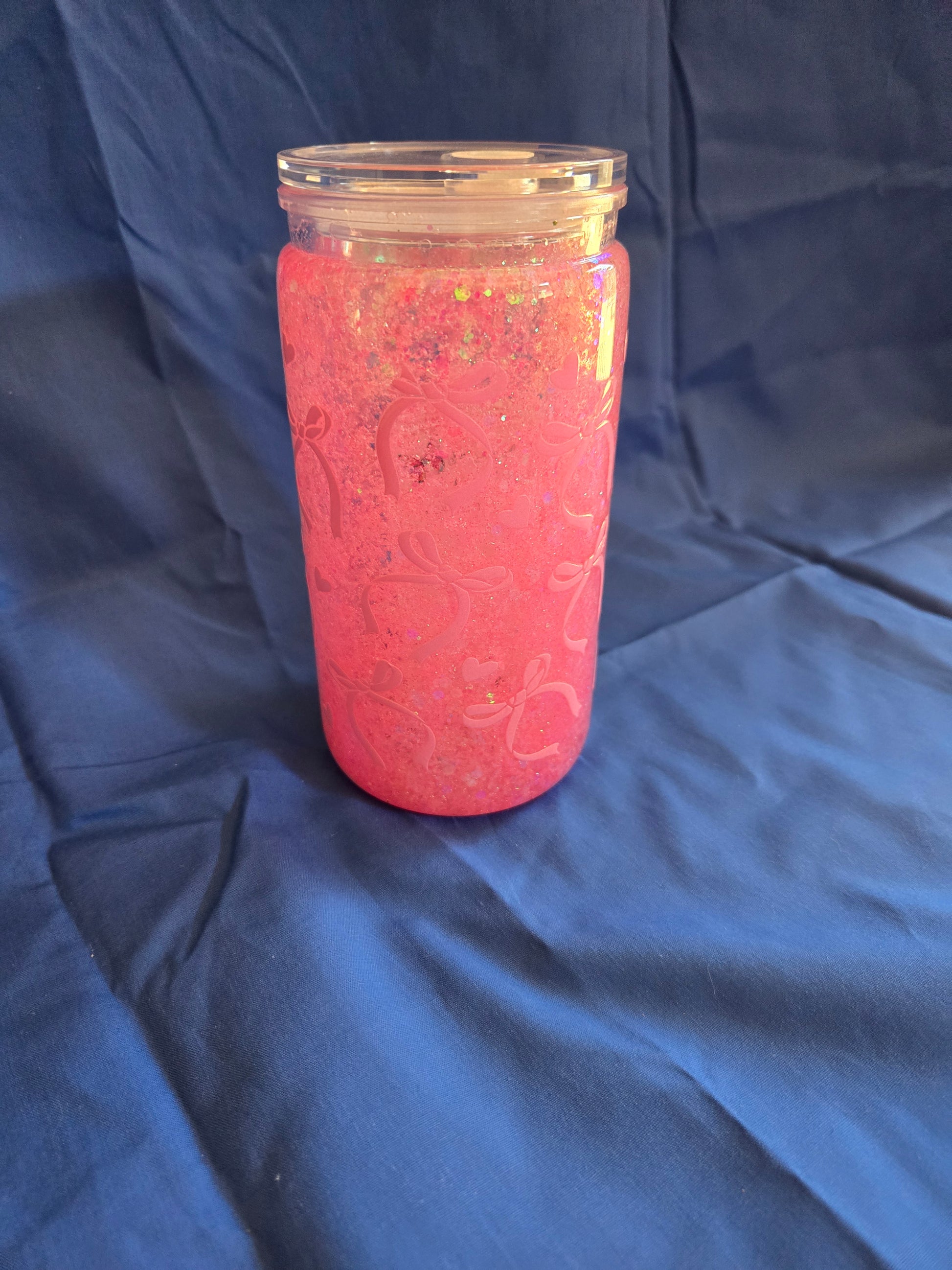 16 oz snow globe tumbler