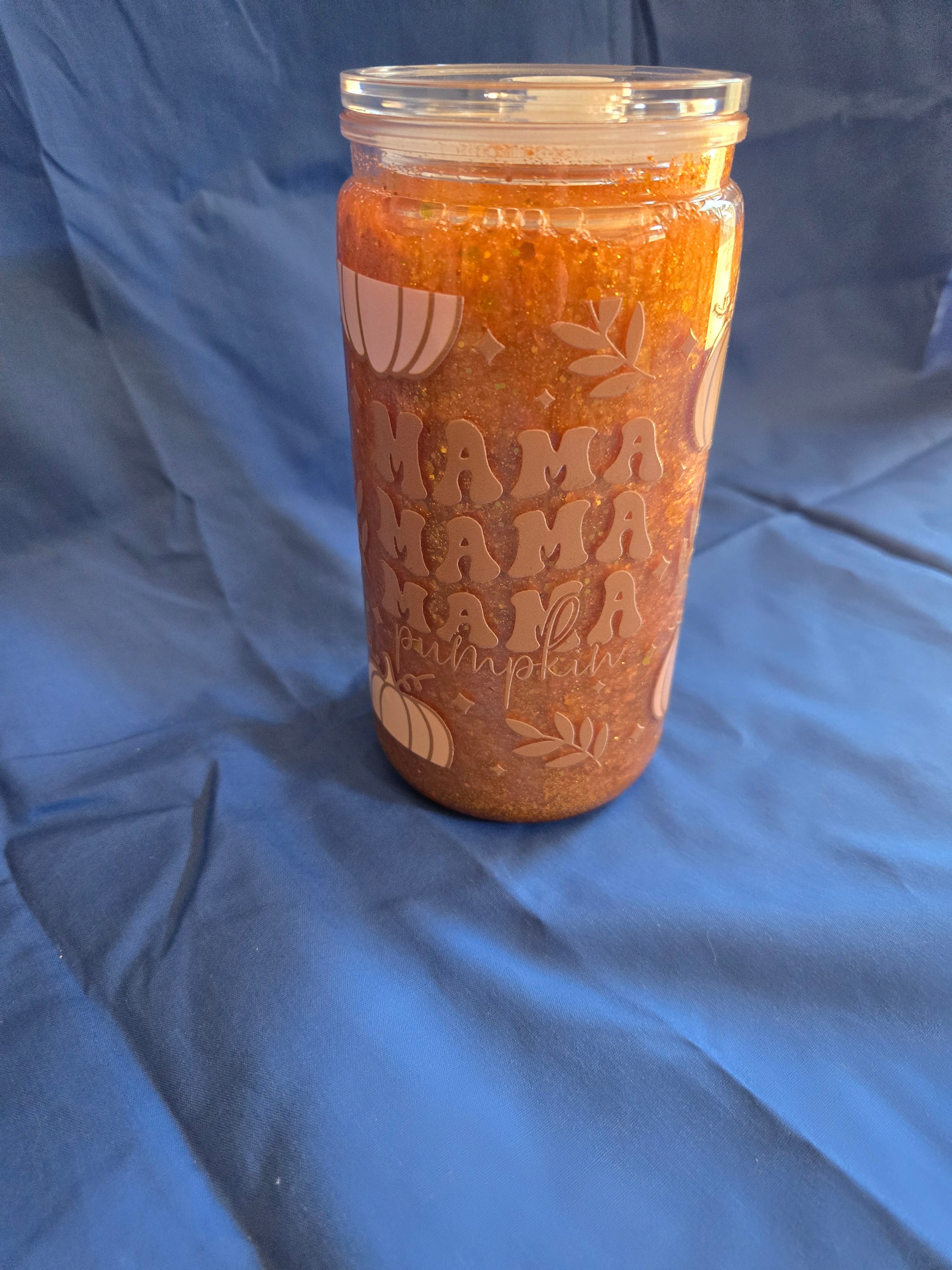 16 oz snow globe tumbler