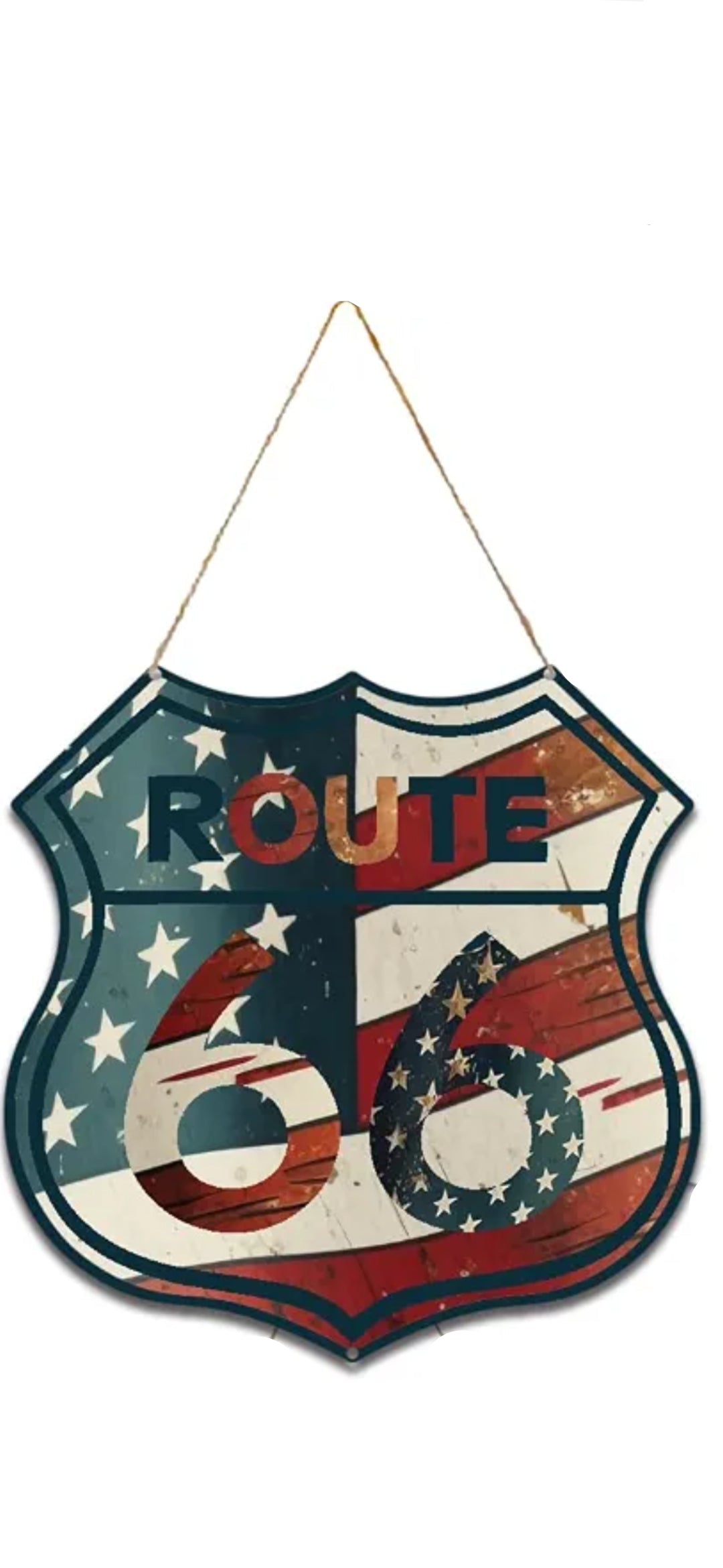 8" Metal sign