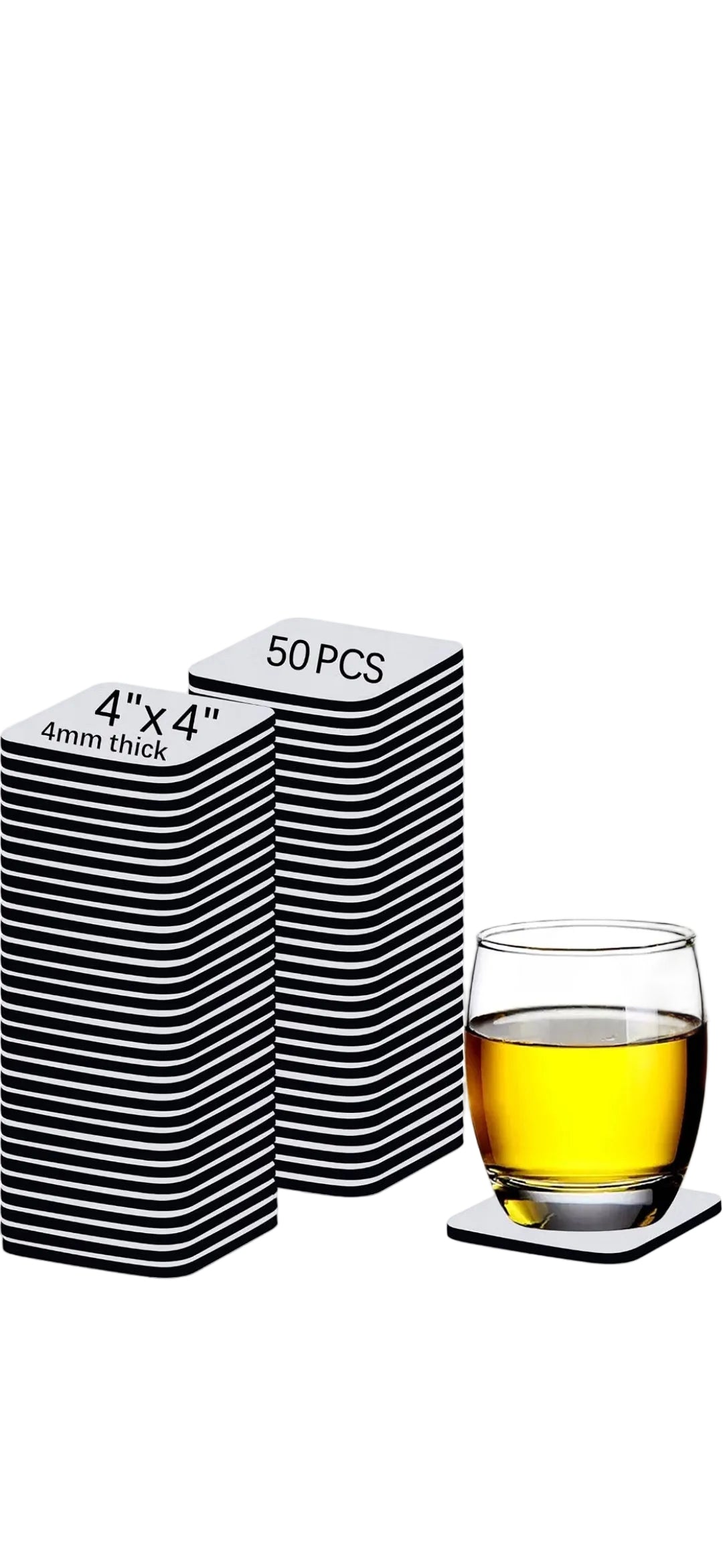 Rubber cup coaster