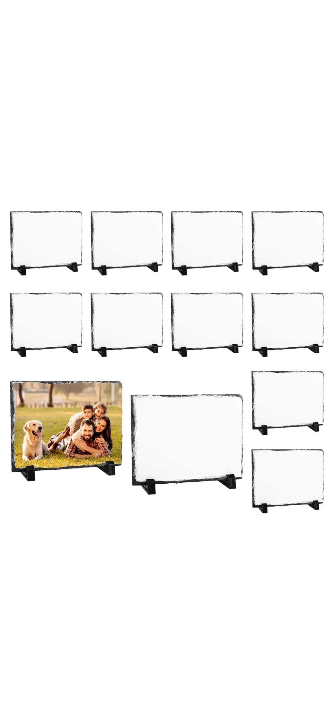 Slate photo frame